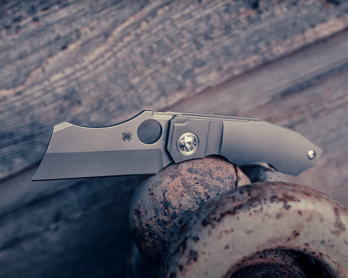 Chop It Up with Spyderco’s Cleaver-Style Stovepipe Knife