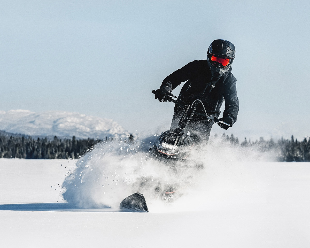 Widescape Stand-Up Snowmobile is a Winter ATV Like No Other