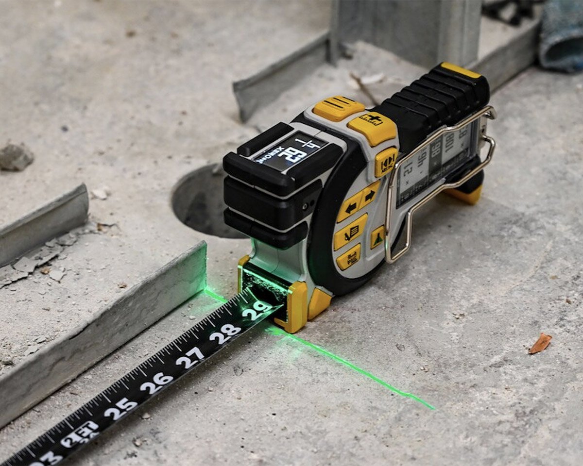 T1 Tomahawk Digital Measuring Tape on Steroids will Store & Share Measurements