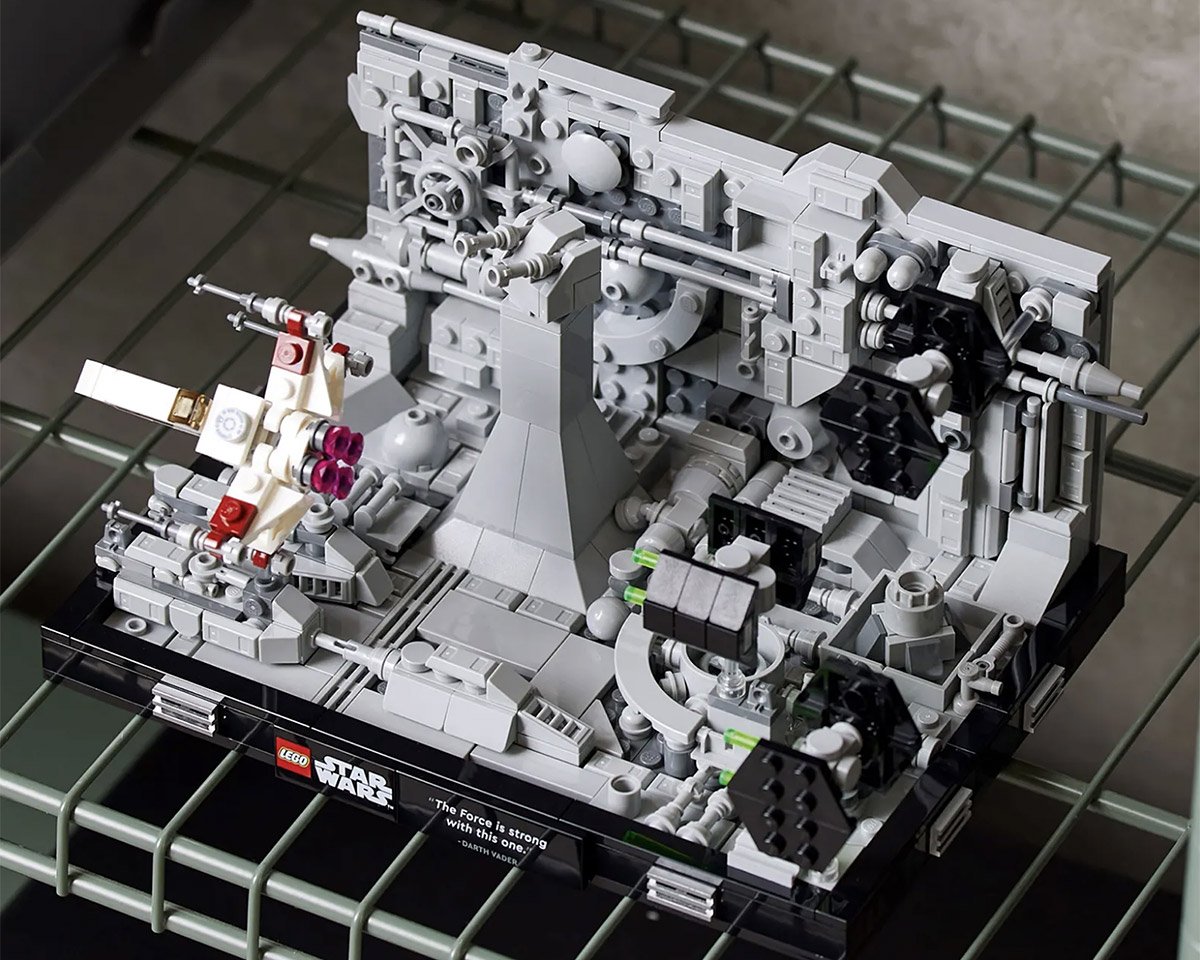 LEGO Launches Death Star Trench Run Diorama and Two Other Bricked Scenes