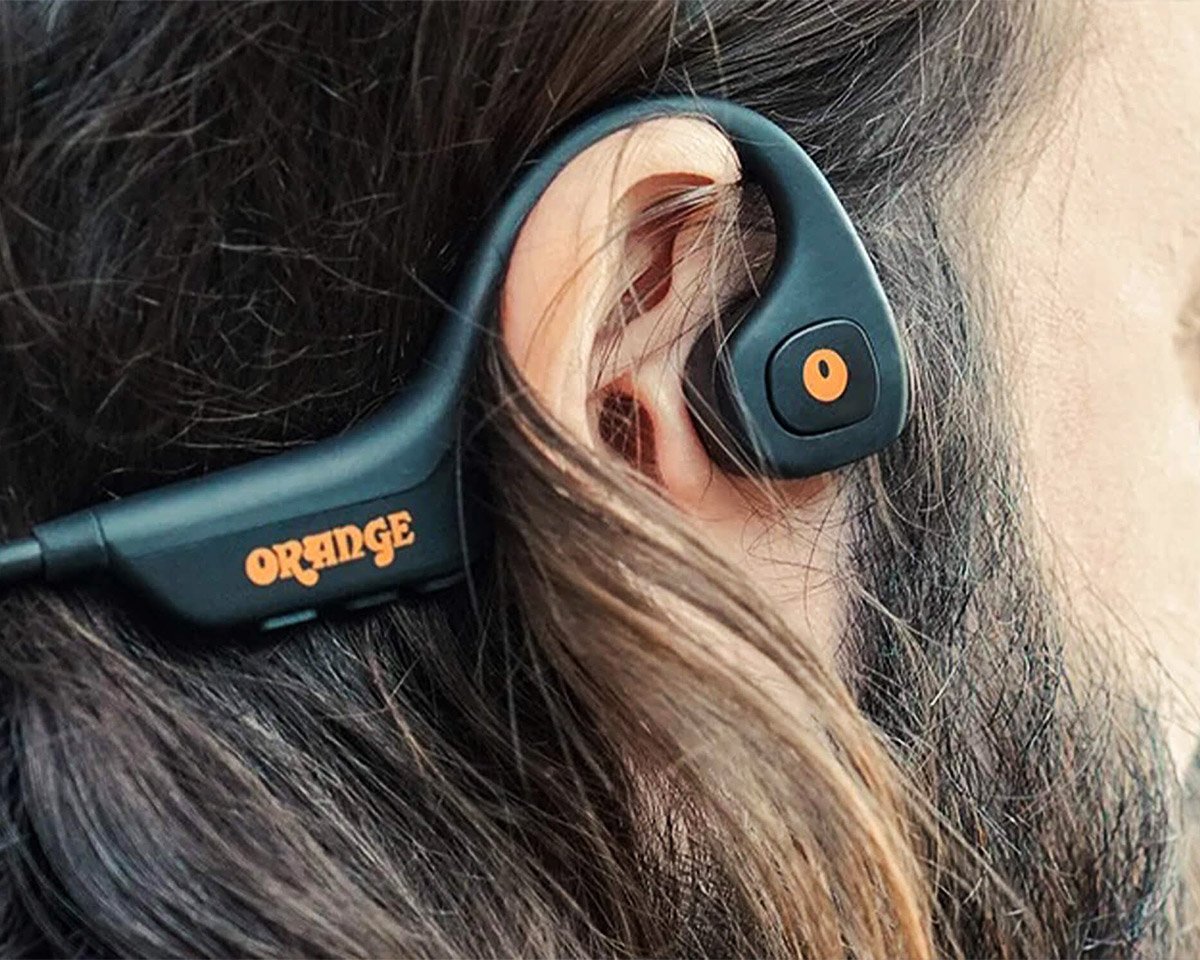 Orange Introduce O Bones Open Ear Headphones