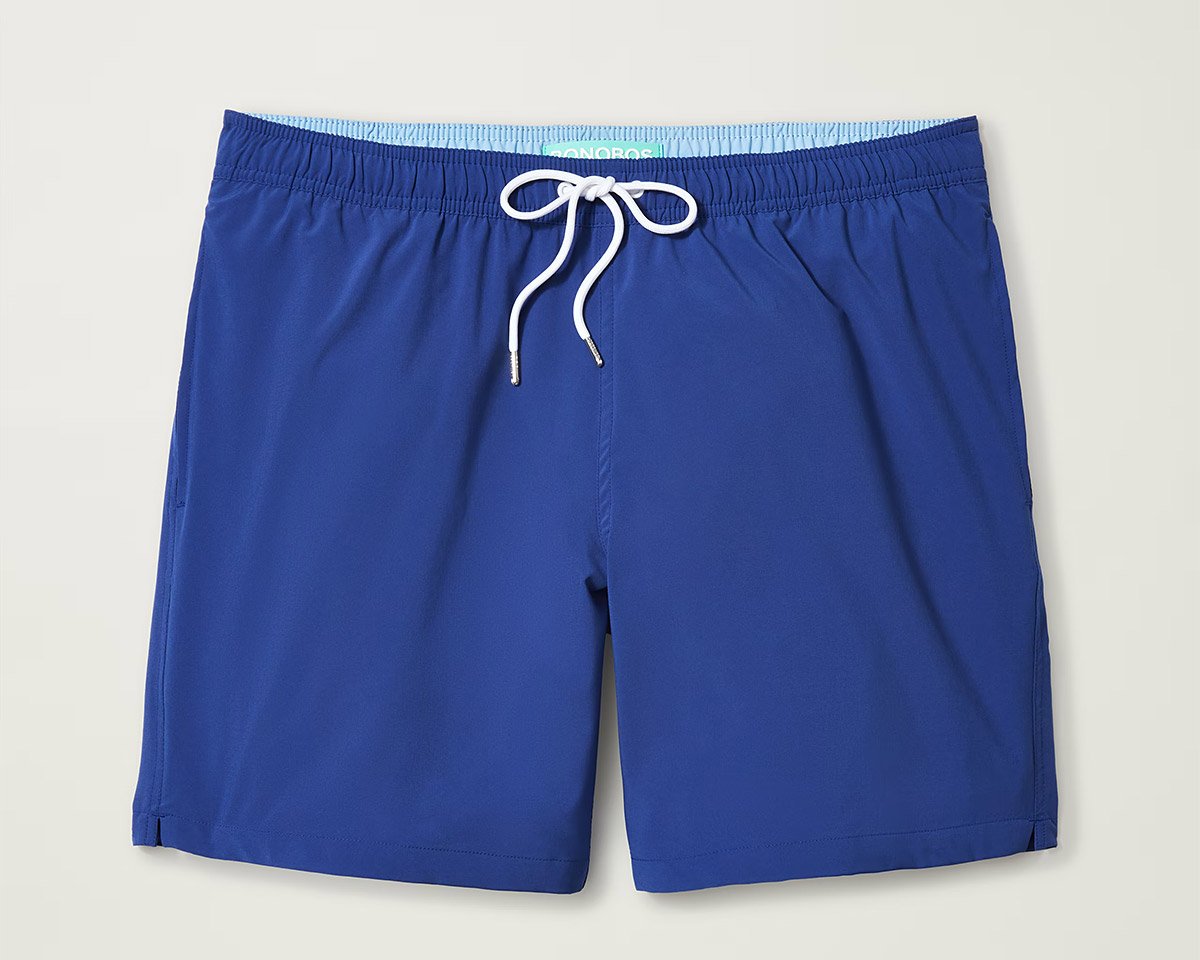 Performance Lined Swim Trunks - 7