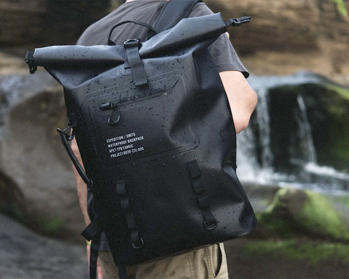 Waterproof expedition backpack top