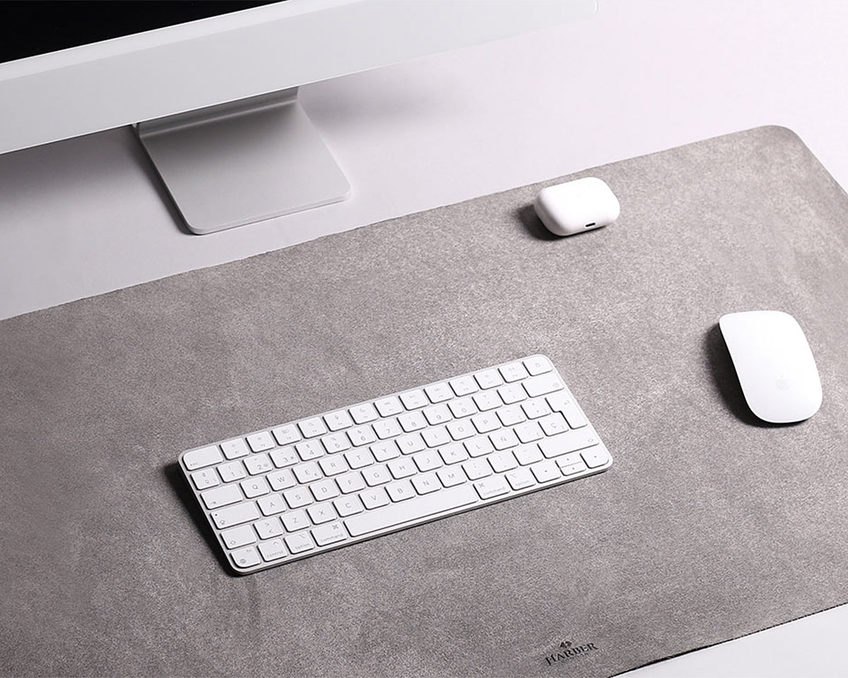 Class Up Your Desk with this Microfiber Mat from Harber