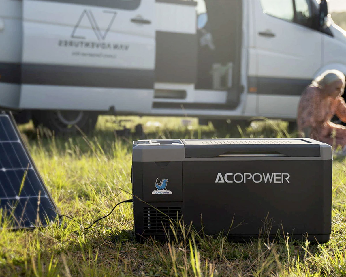 The LiON Mini is a Game-Changing Battery & Solar-Powered Car Freezer