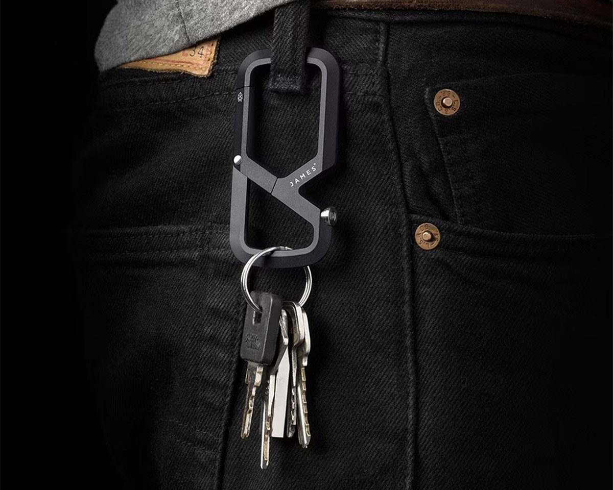 ZIPPER CARABINER AND KEY RING