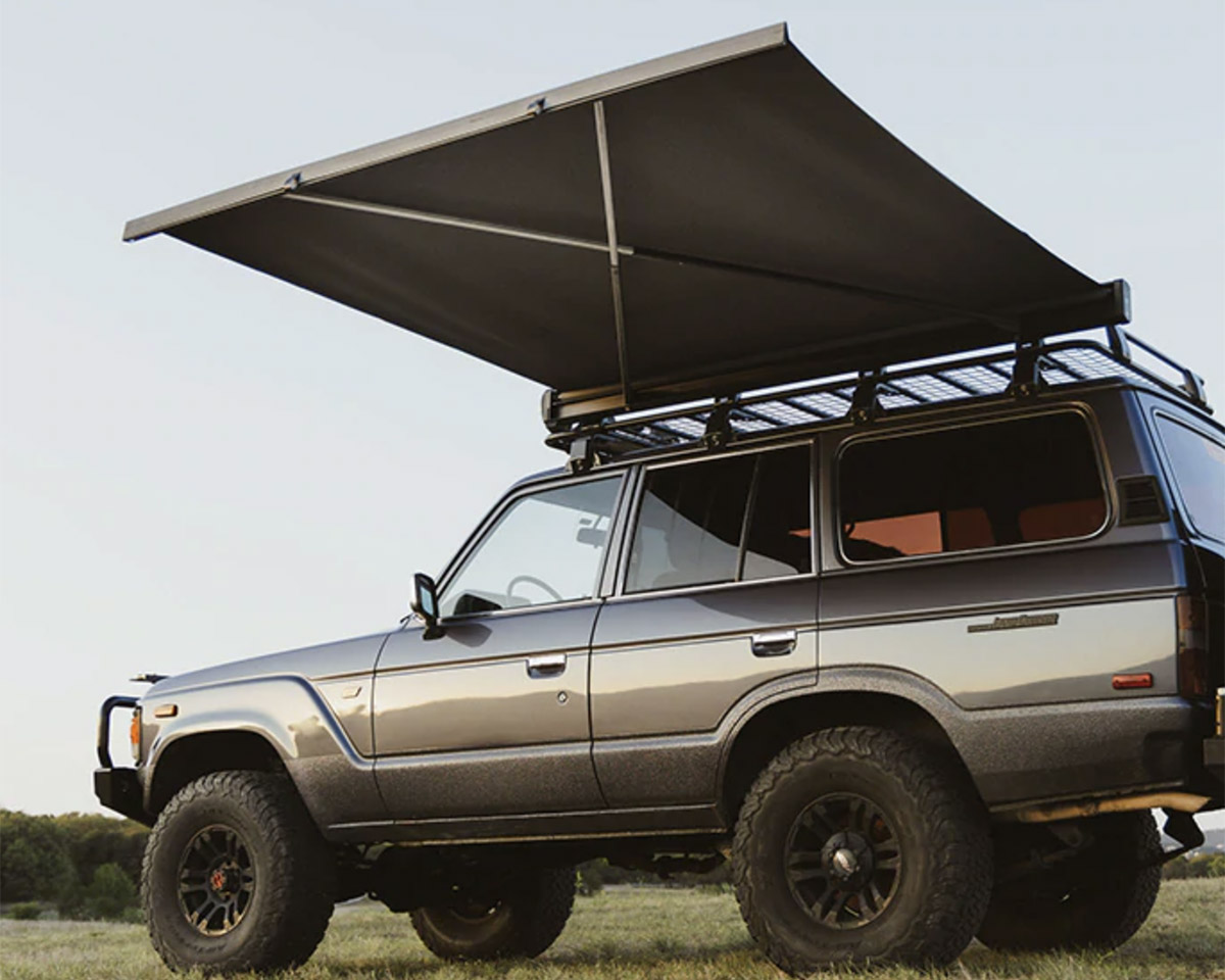 The Crosswing Car Awning Deploys in Three Seconds