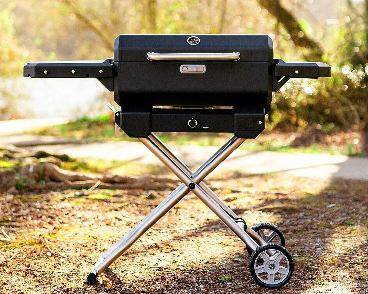 Masterbuilt’s Portable Charcoal Grill and Smoker with Cart