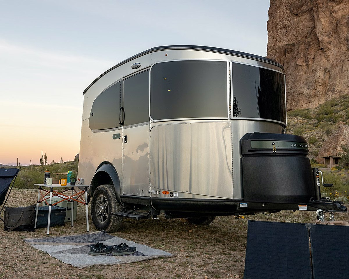 Airstream and REI Partner on a Rugged Eco-friendly Basecamp Trailer