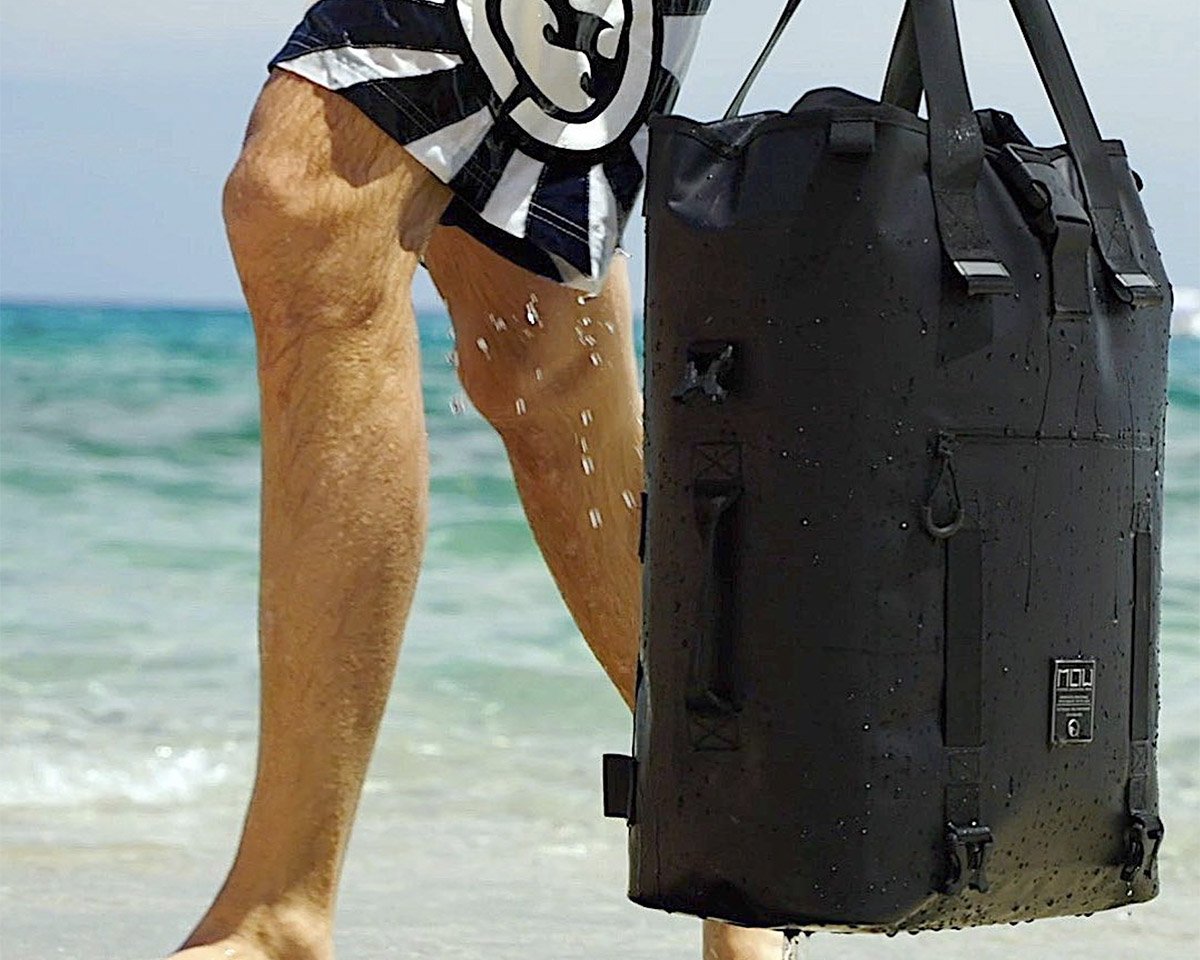 Levante is a Waterproof Modular Expandable Daily Backpack