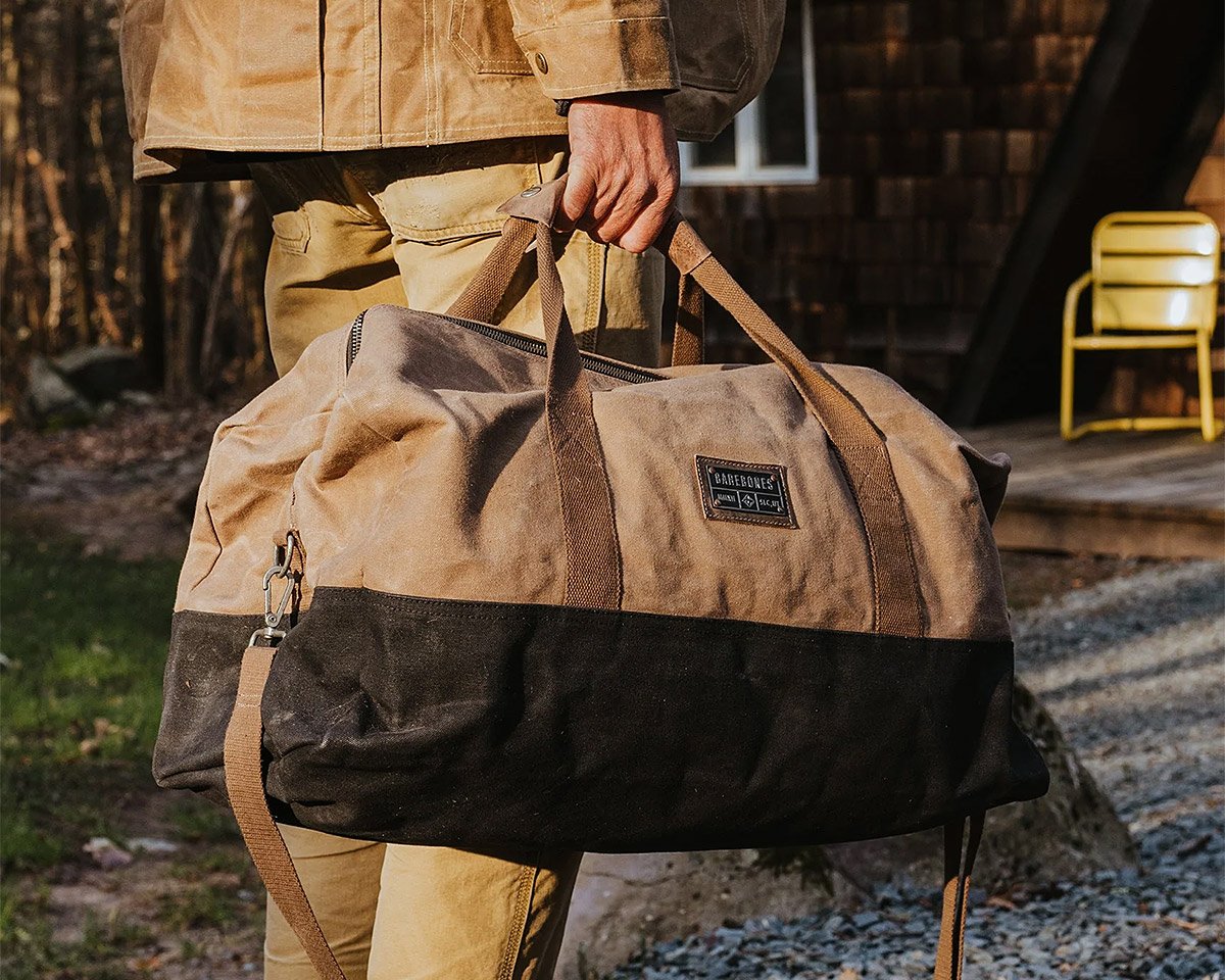 Neelum is a Well-priced Weekender Waxed Canvas Duffel