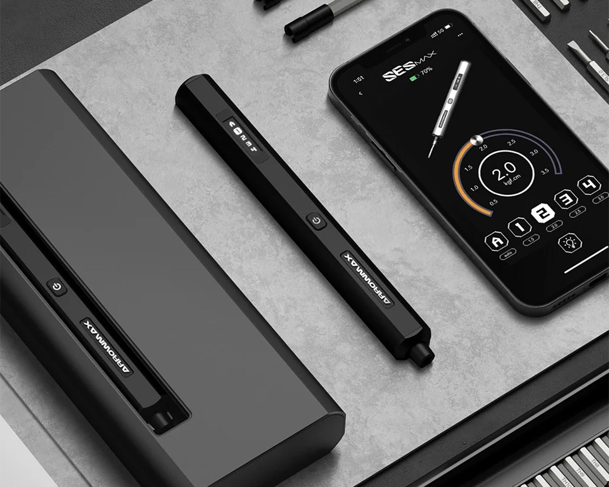 SES MAX is a Smart Screwdriver Pen that can Sense Your Rotation Direction