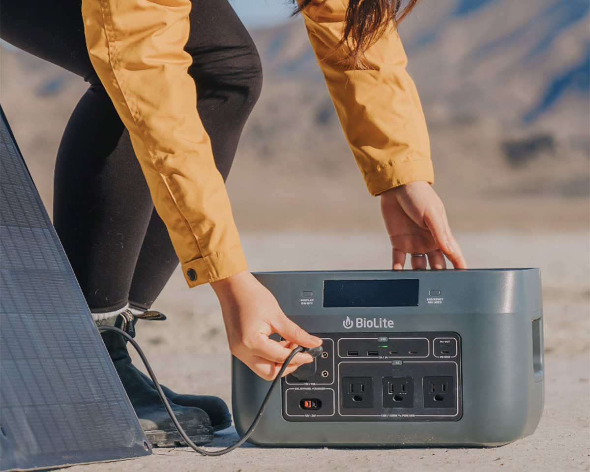 BioLite Introduces Two Portable Power Stations and a 100-watt Solar Panel