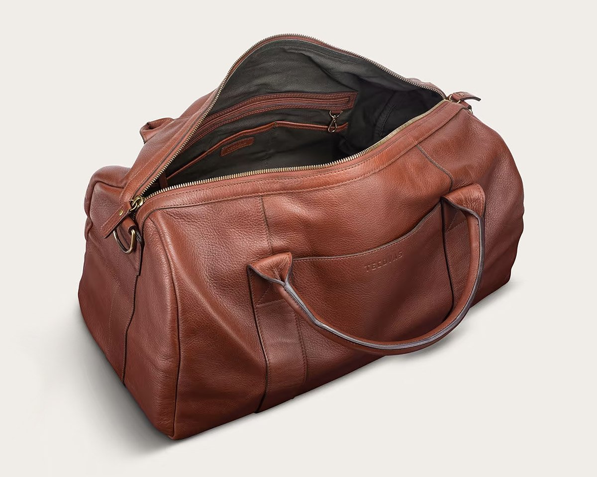 The Handmade Leather Duffle from Tecovas Travels in Handsome Style