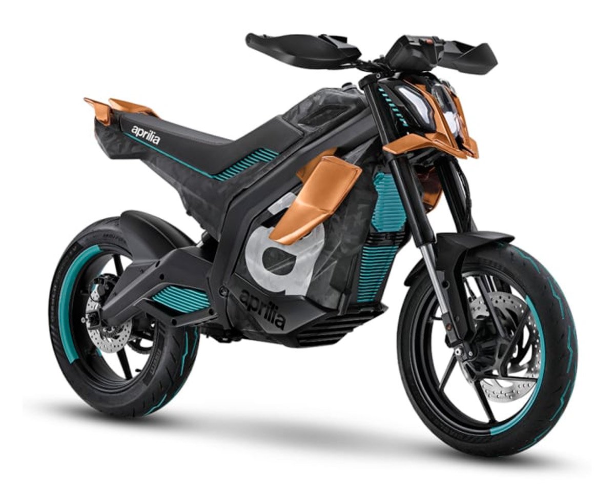 Aprilia ELECTRICa Concept is a Funky Electric Motorcycle for Youngsters