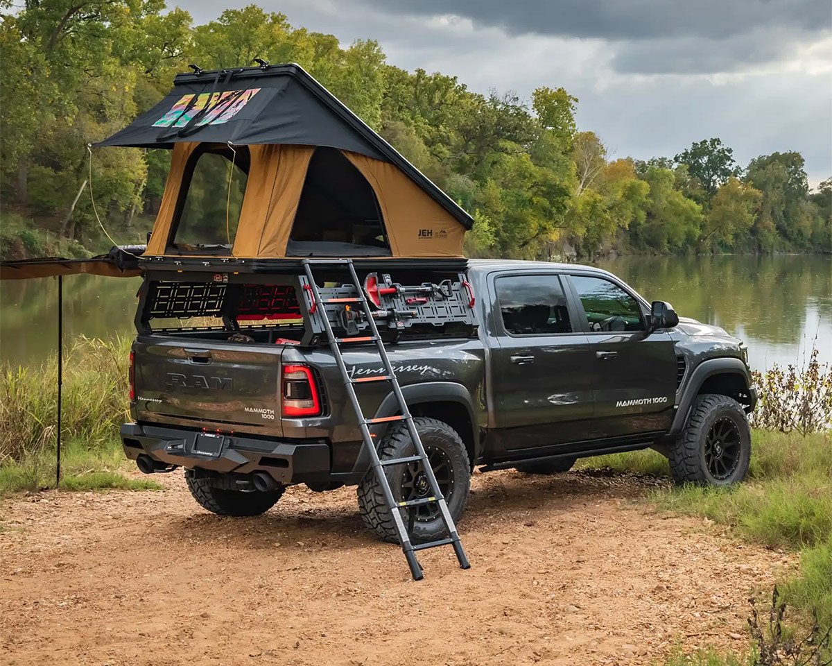 Hennessey Mammoth 1000 TRX Overland Edition is a 1000 hp Go-anywhere House-on-wheels