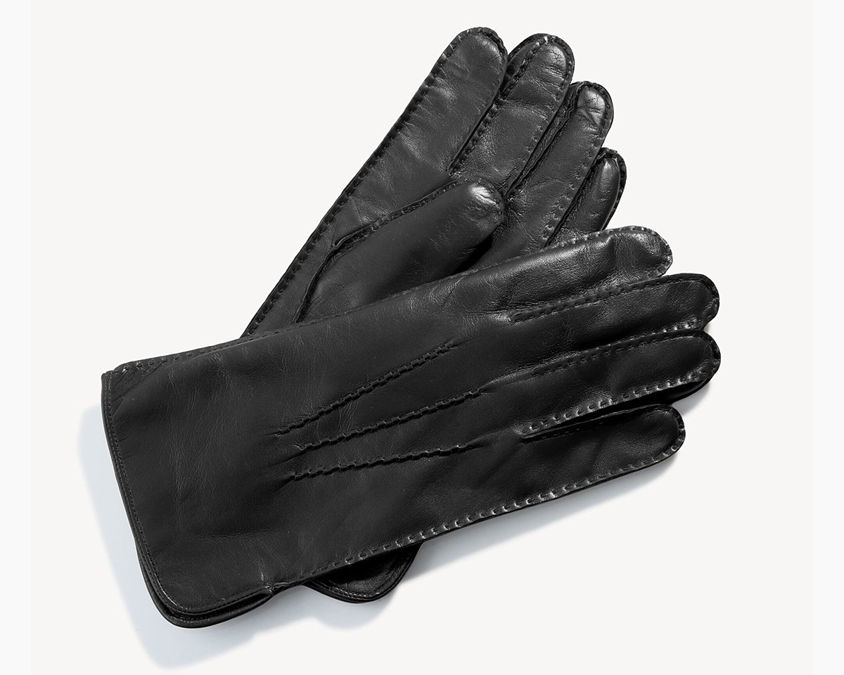 Men's Super Soft Italian Lambskin Gloves with Pure Cashmere Lining –