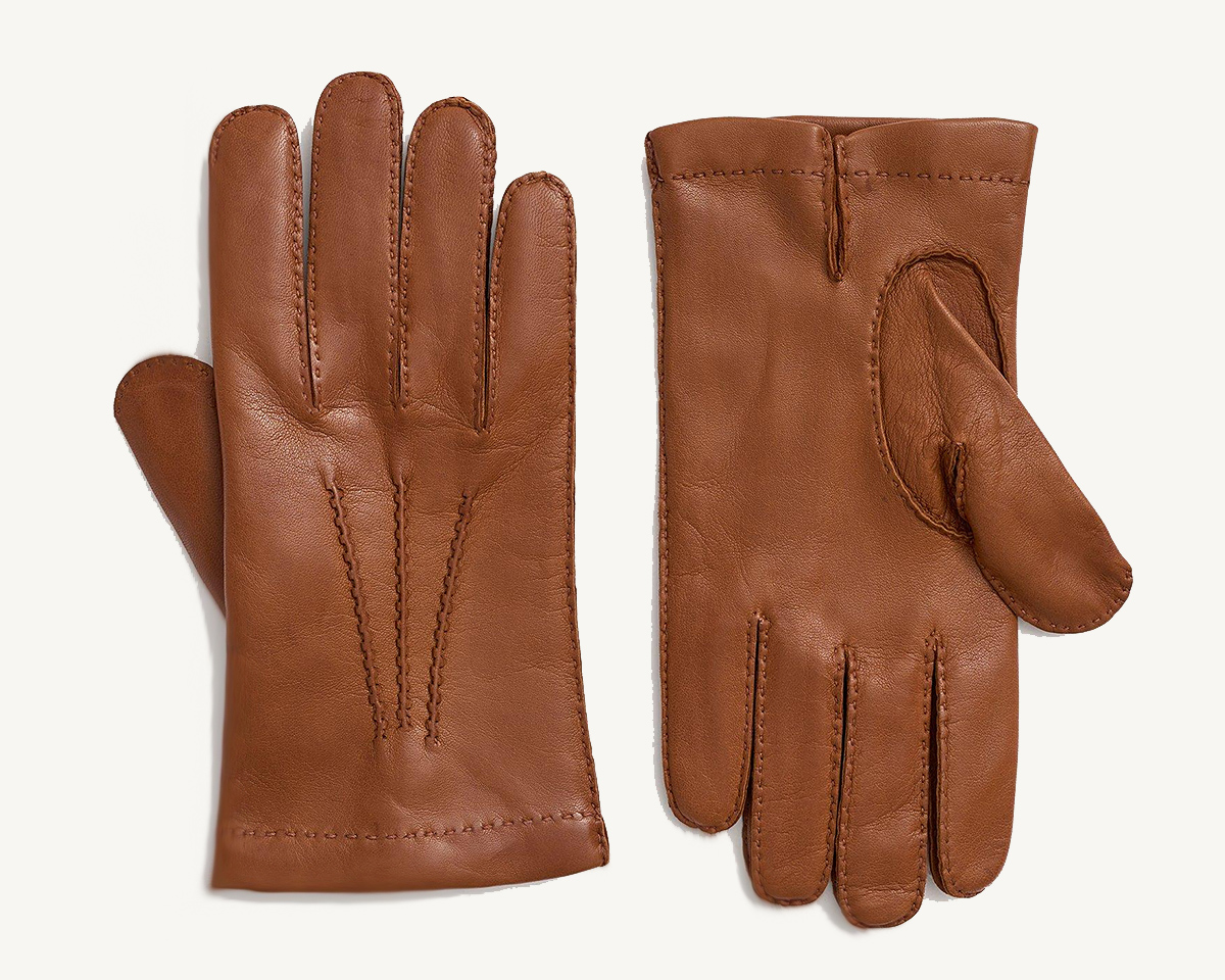 Men's Super Soft Italian Lambskin Gloves with Pure Cashmere Lining –