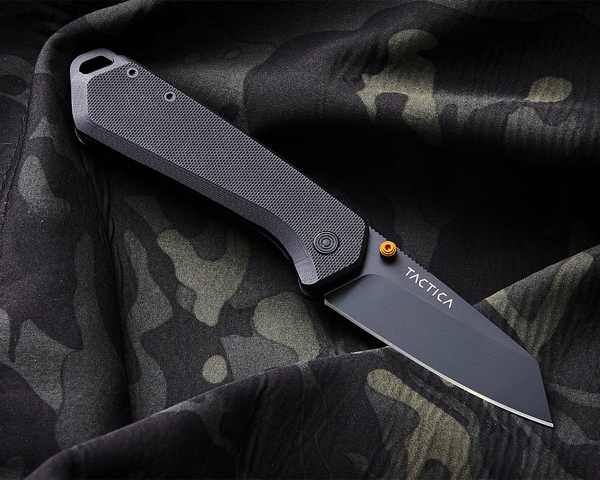 The K.100 from Tactica is a Classic Reverse Tanto with Clean Lines