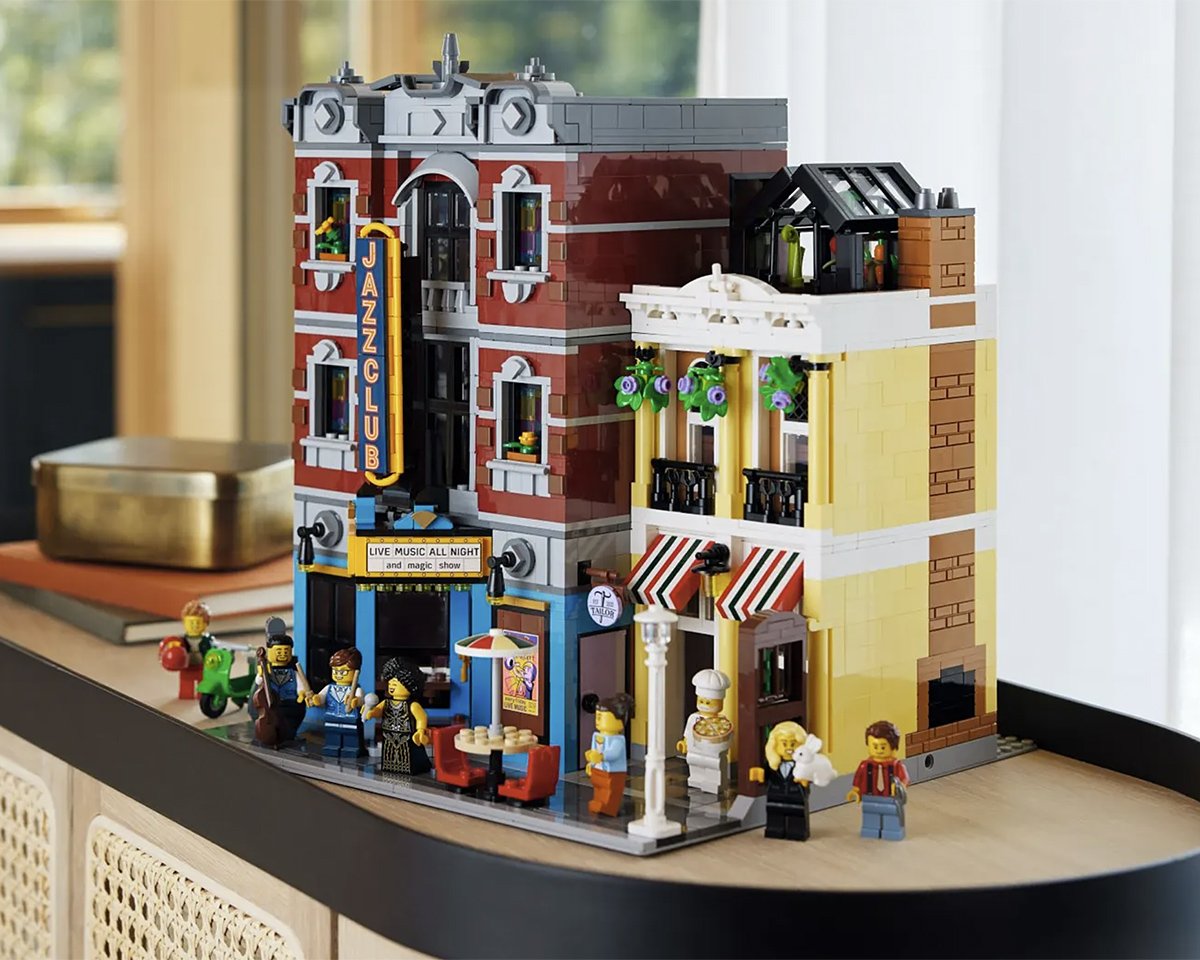 LEGO’s Modular Building Series adds a Jazz Club to the Mix