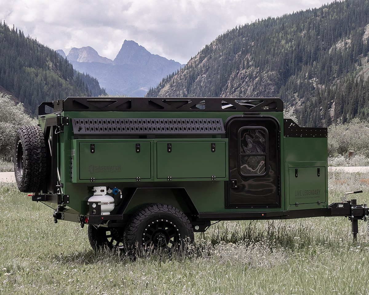 The Highland 60 Trailer from Sasquatch Provides Both Rugged Utility and Modern Comforts