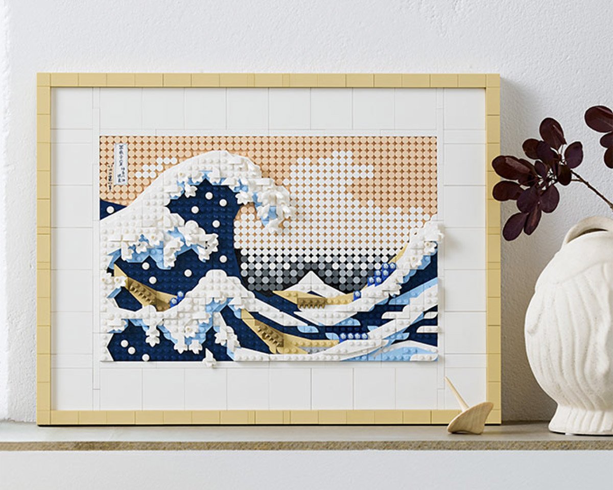 Recreate Hokusai’s The Great Wave in LEGO Form