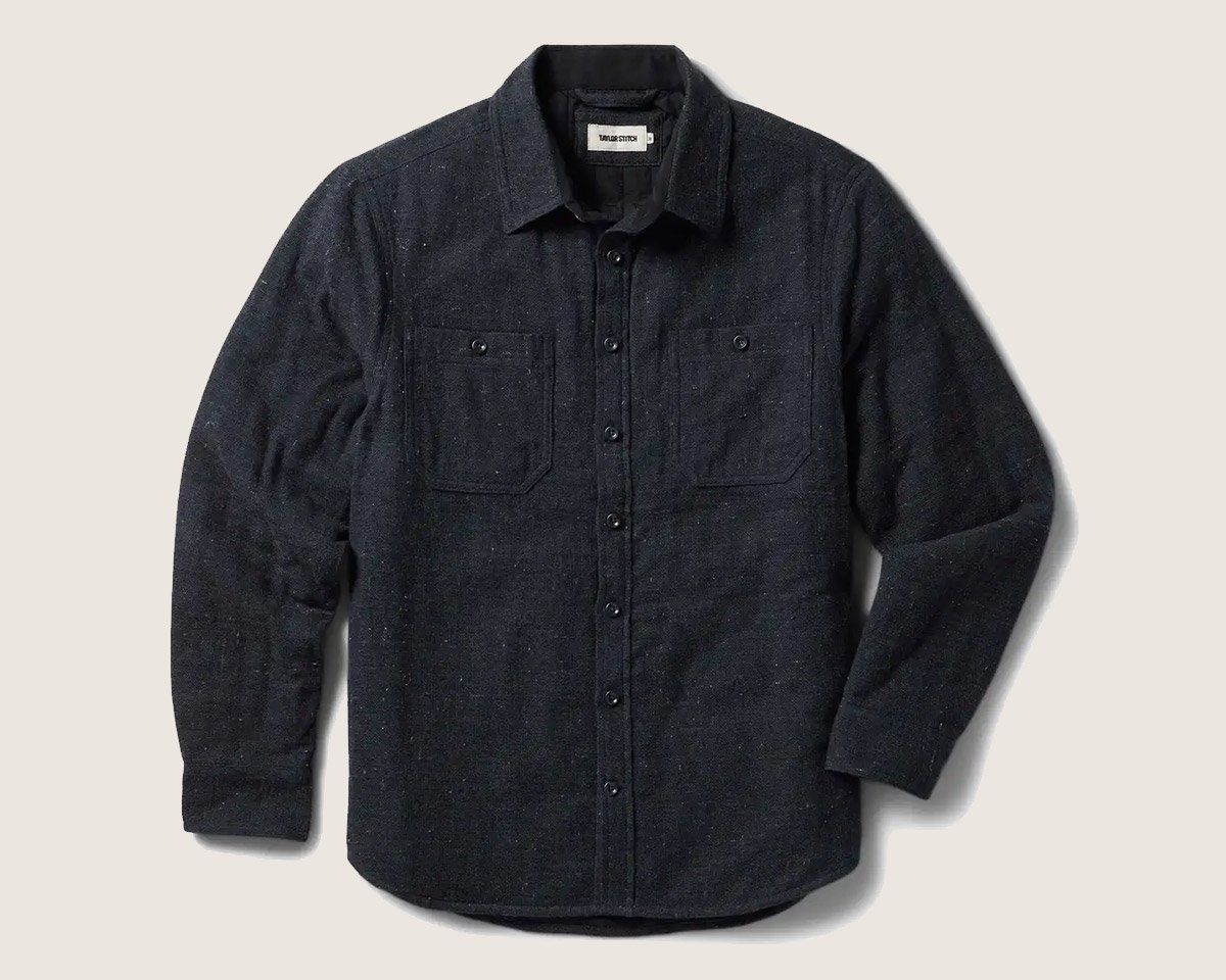 The Taylor Stitch Lined Utility Shirt is a Rugged Layer Perfect for Cool Temps