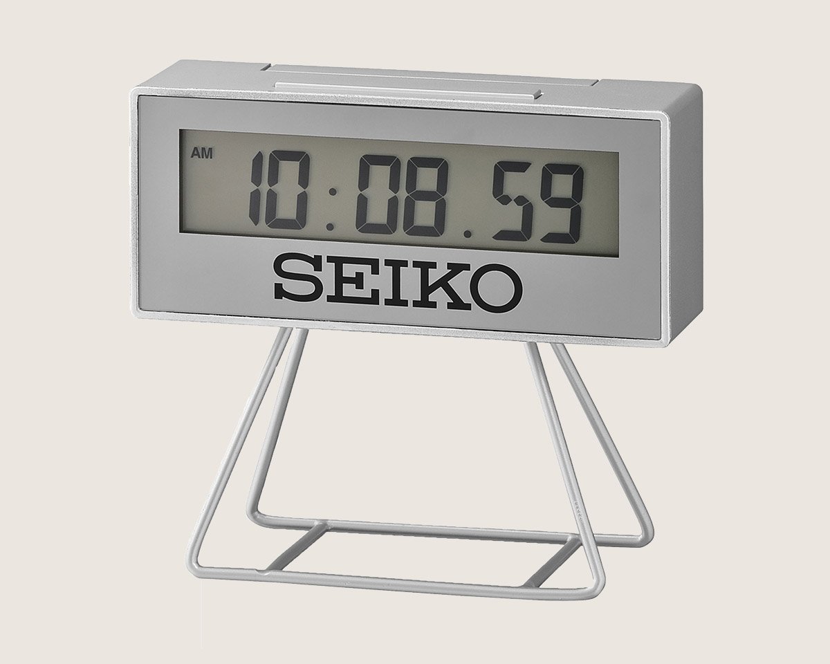 This Seiko Desk Clock is a Reproduction of their Iconic Marathon Timer