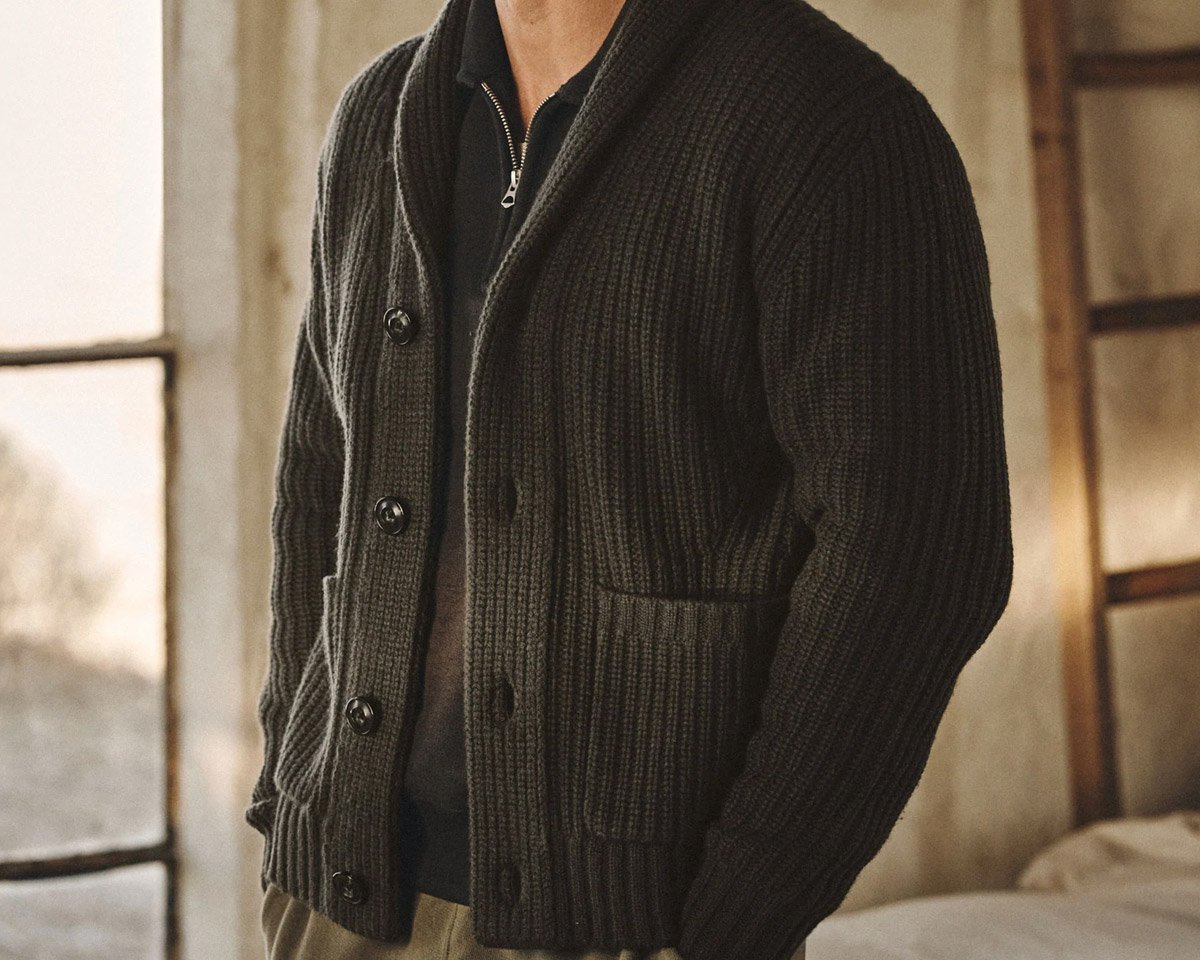 Hybrid Cotton Cardigan - Men - Ready-to-Wear