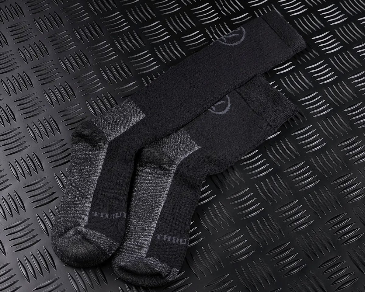 Thrudark’s Mountain Socks use Cordura for Durability and Merino Wool for Warmth