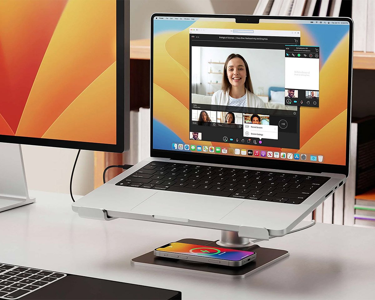 HiRise Pro is the First Height-adjustable, MagSafe-compatible MacBook Stand