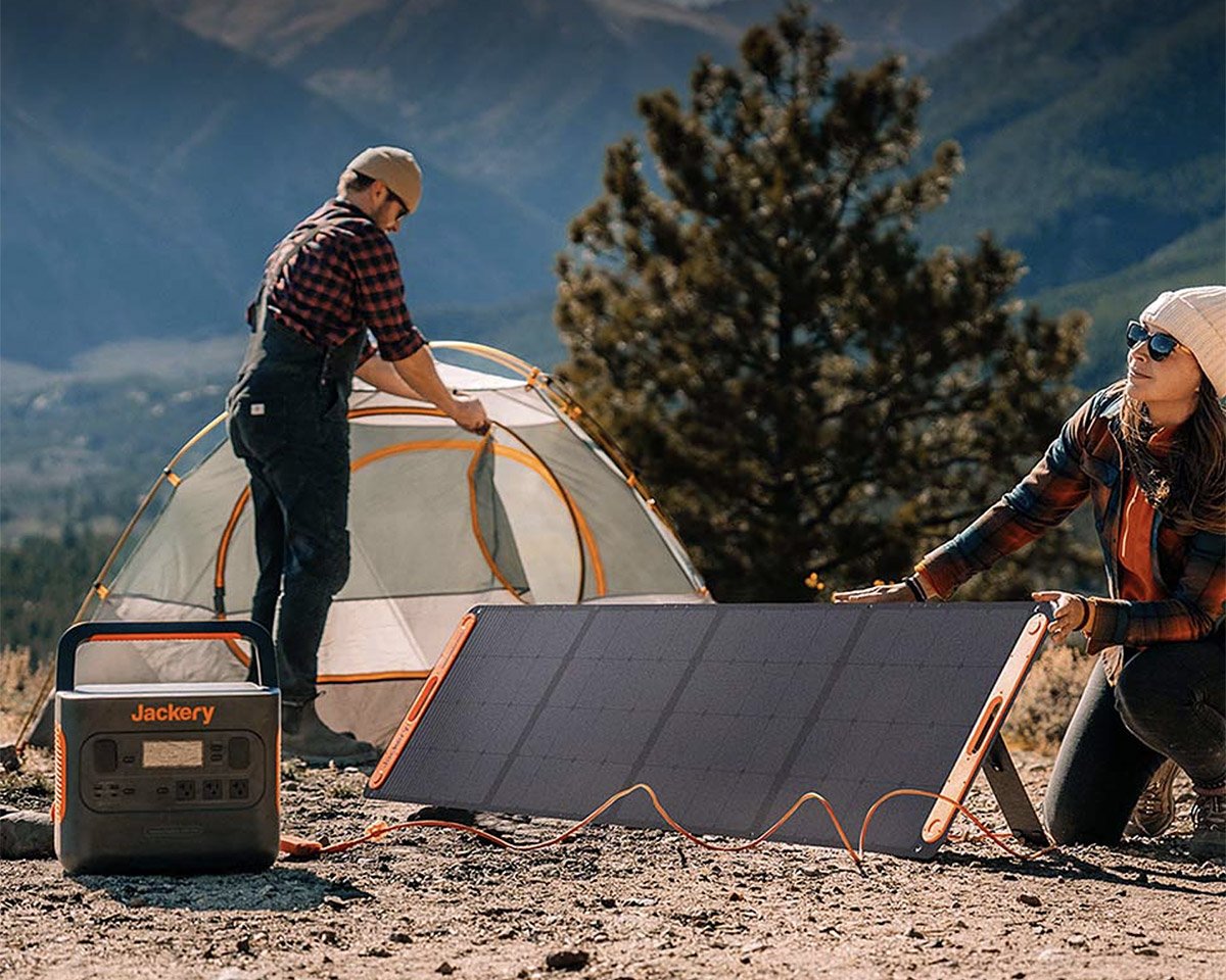 Solar Powered Camping Lights: Can Solar Generator Power Camping Lights -  Jackery