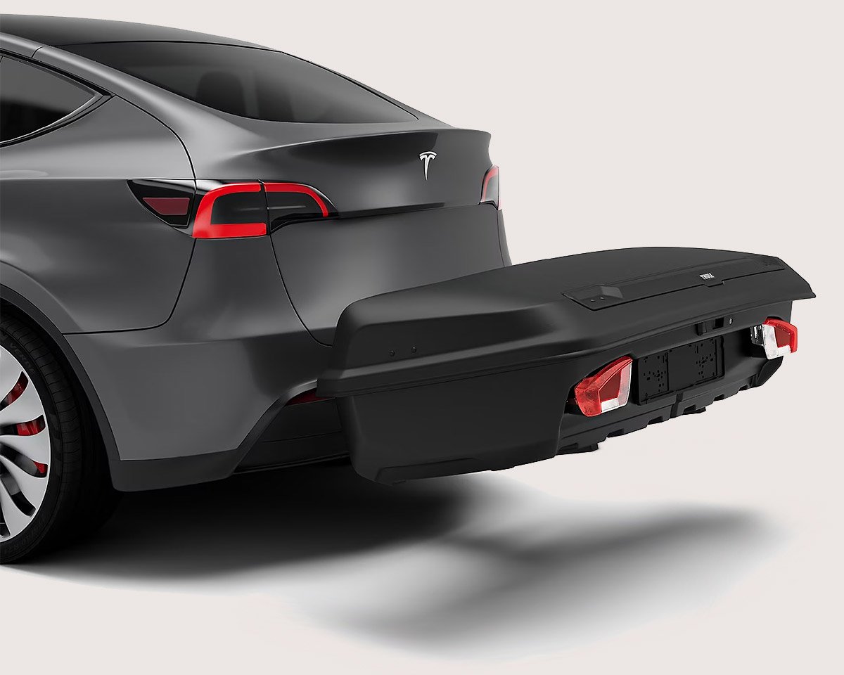 Thule’s Hard-shell Arcos Cargo Box Conveniently Attaches to the Rear of Your Car