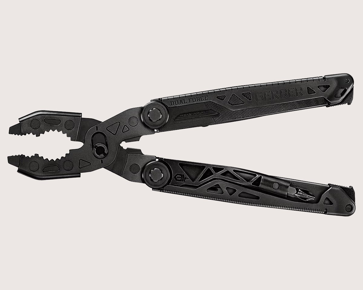 Gerber Gave a Matte Black Finish to Their Impossibly Cool Dual Force Multi-tool