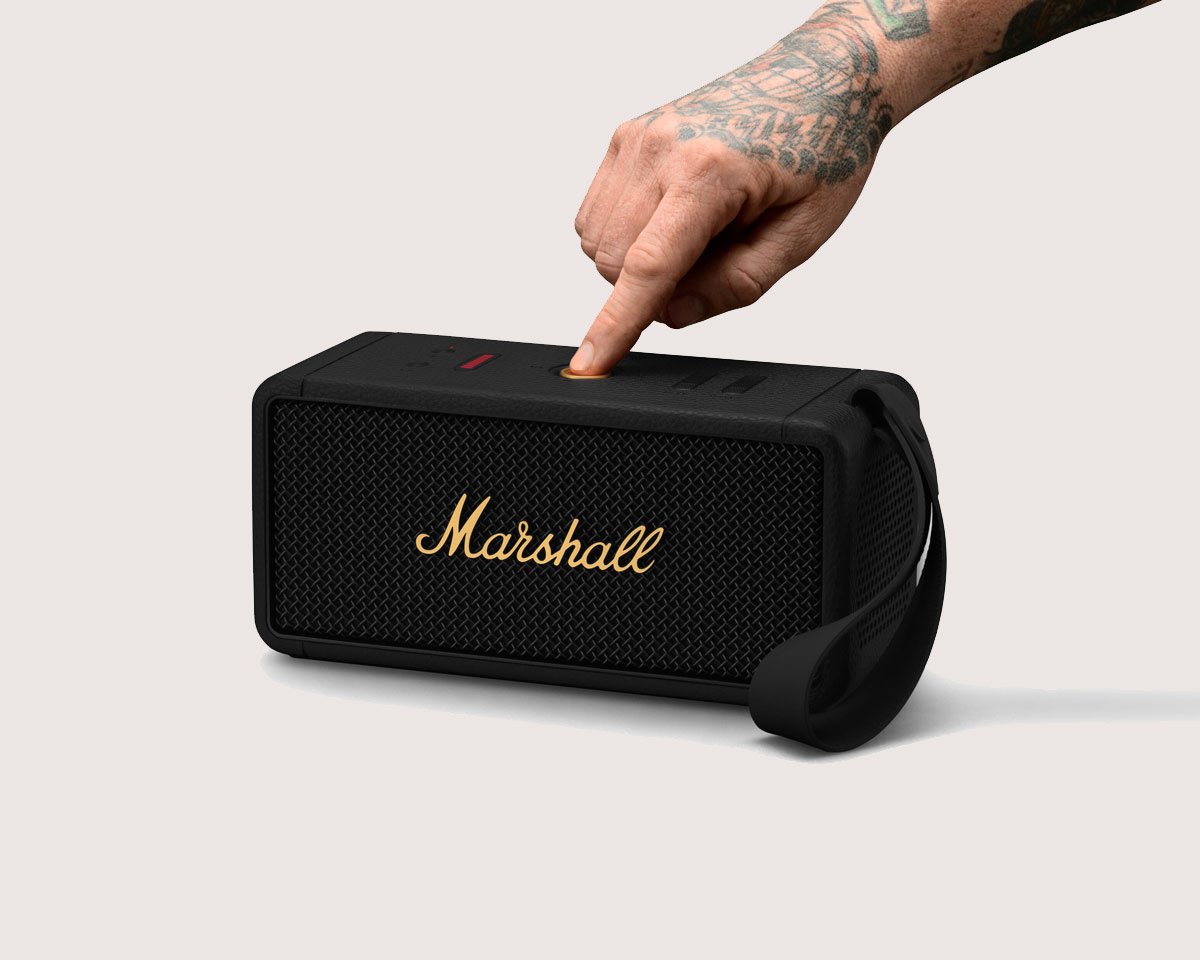 Marshall’s Middleton Bluetooth Speaker Offers 360-degree Sound in a Compact Form