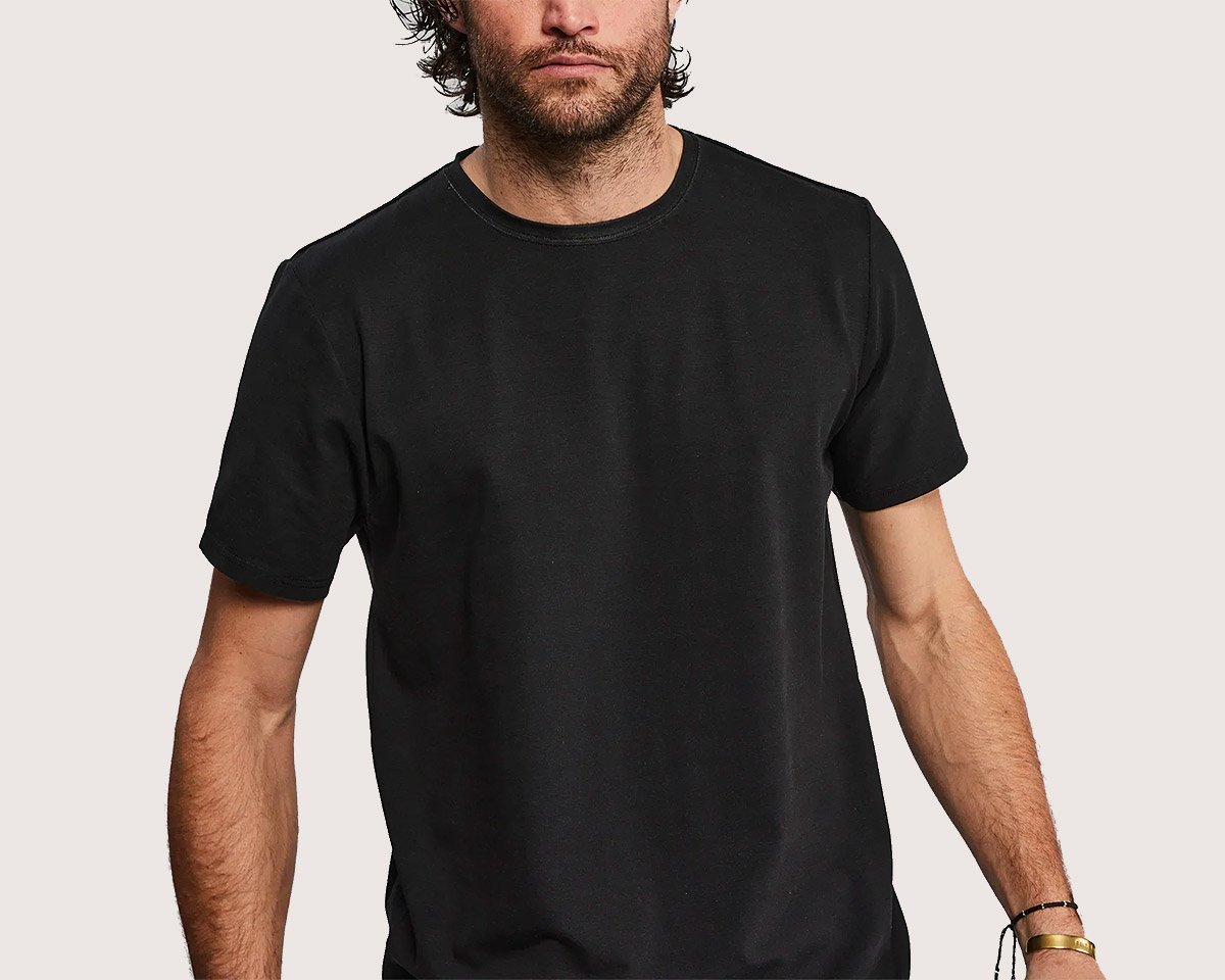 This Clean Looking Black T-shirt from Vollebak is Actually Made from Eucalyptus Wood