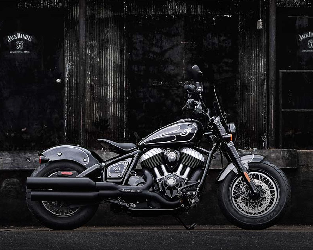 Indian and Jack Daniel’s New Custom Bike has Whiskey in its Paint