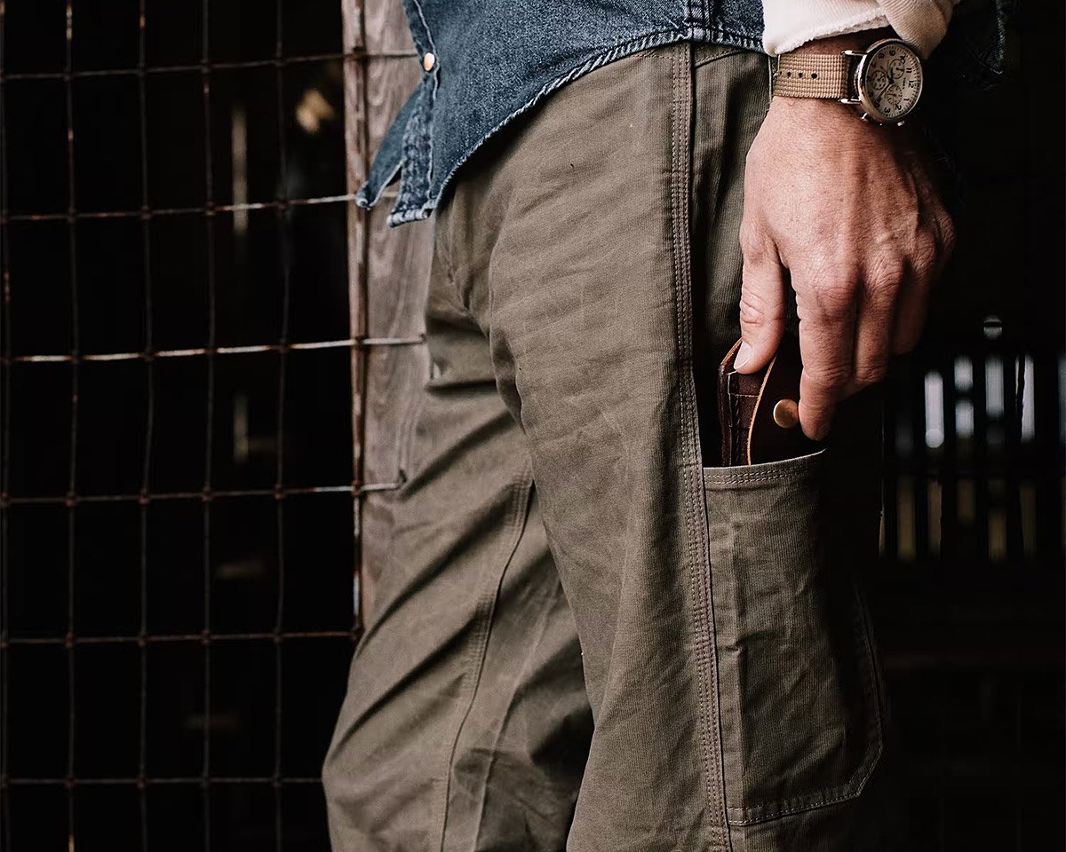 The Bedford Cord Waxed Work Pant Blends Heritage Style with Workwear Functionality