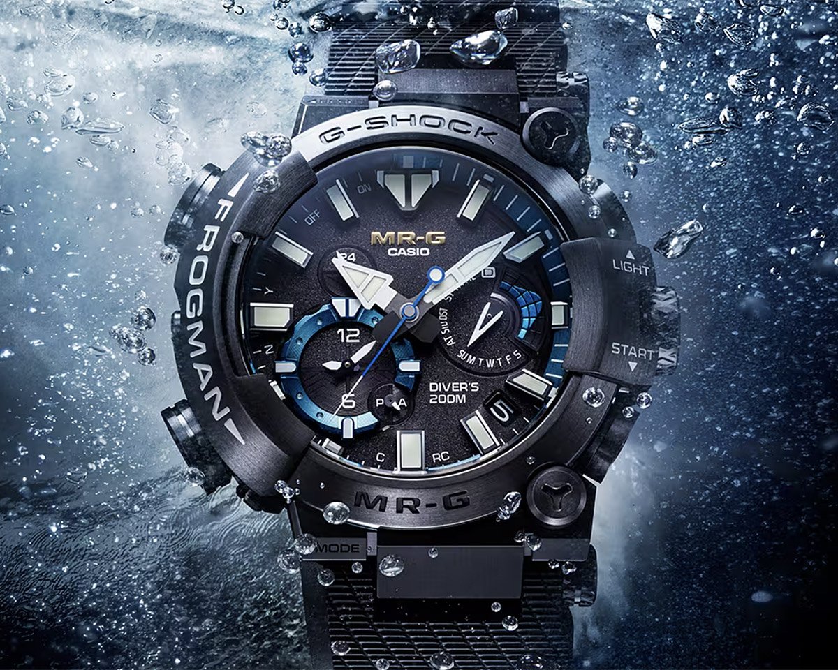 Casio’s G-Shock MR-G Titanium Frogman Stands Out with its Asymmetric Design