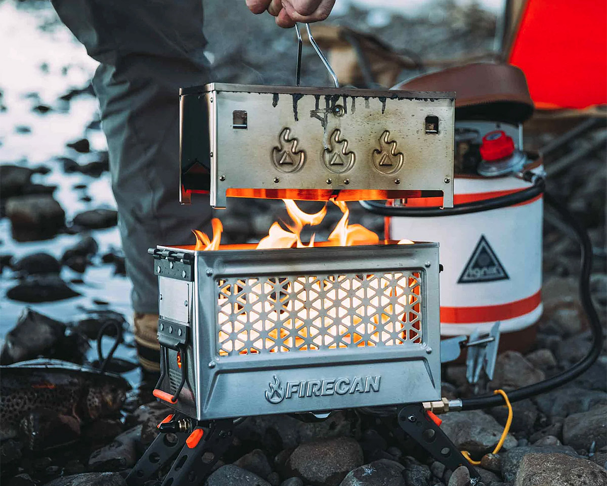 The FireCan Deluxe Fire Pit & Grill Lets You Safely Get Around Burn-bans