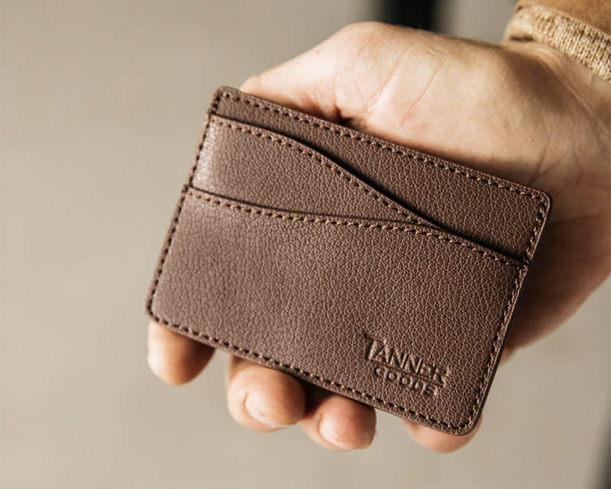 Tanner Goods Collects Leather Scraps from Gloves for the Recycled Journeyman Wallet