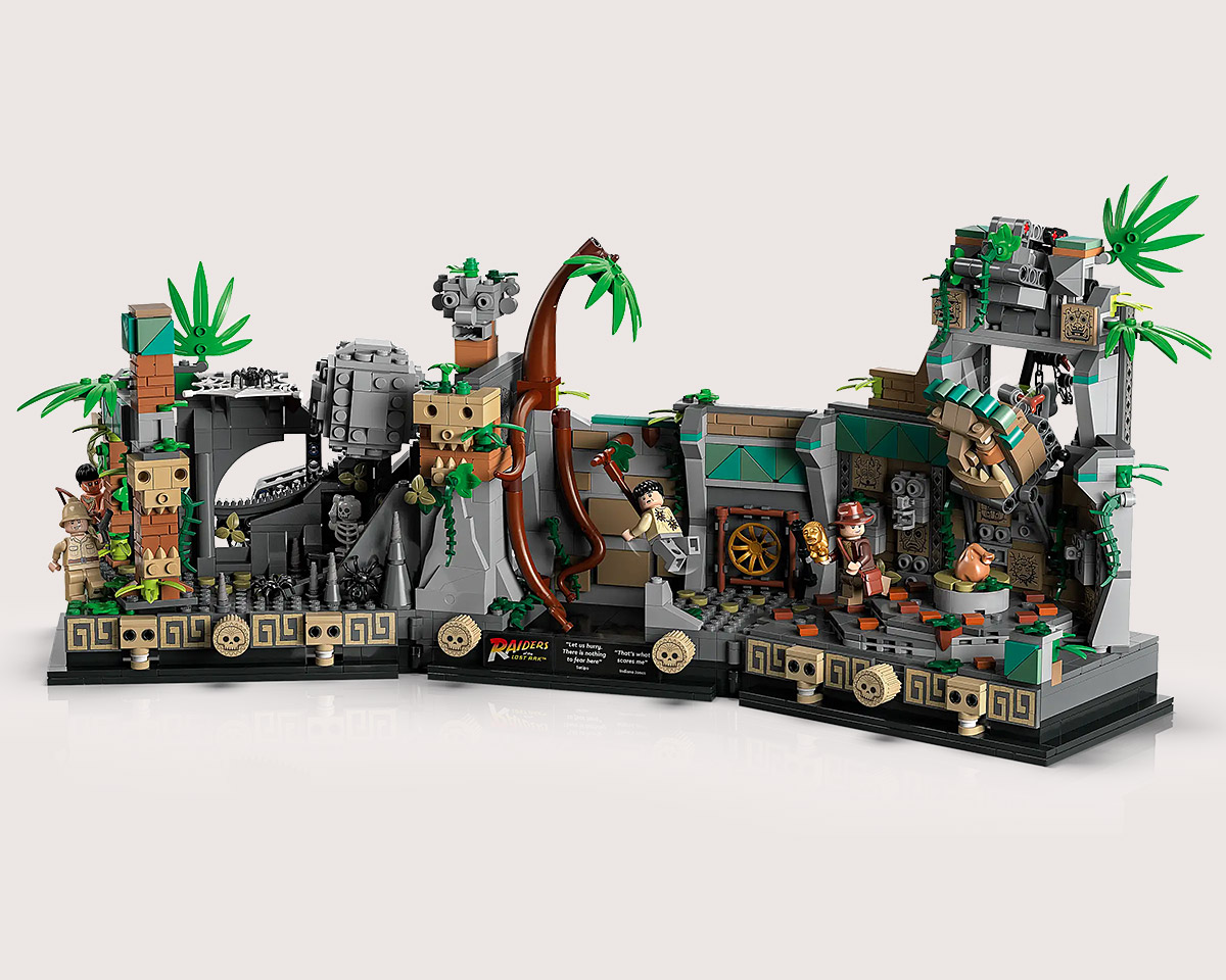 LEGO Recreates the Iconic Opening Scene from Raiders of the Lost Ark