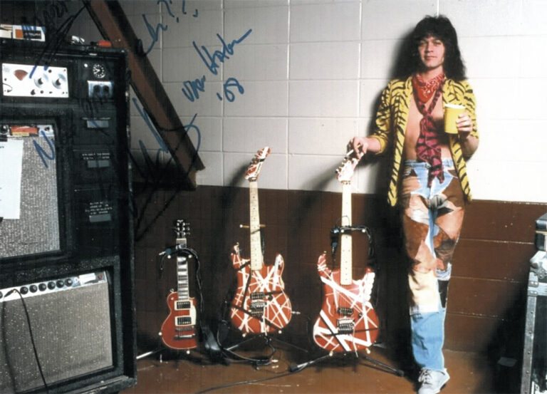 Eddie Van Halen’s “Hot for Teacher” Guitar Heads to Auction WERD