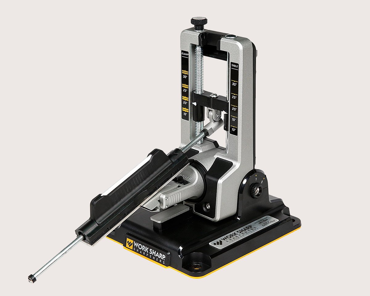 Precision shop knife sharpener