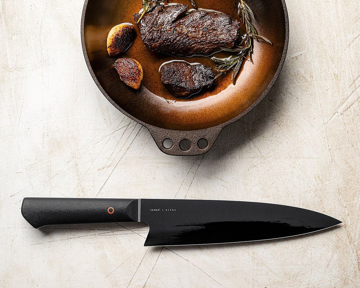 The James Brand & Sitka Created the Aznick Chef’s Knife for Adventures in the Kitchen & Field