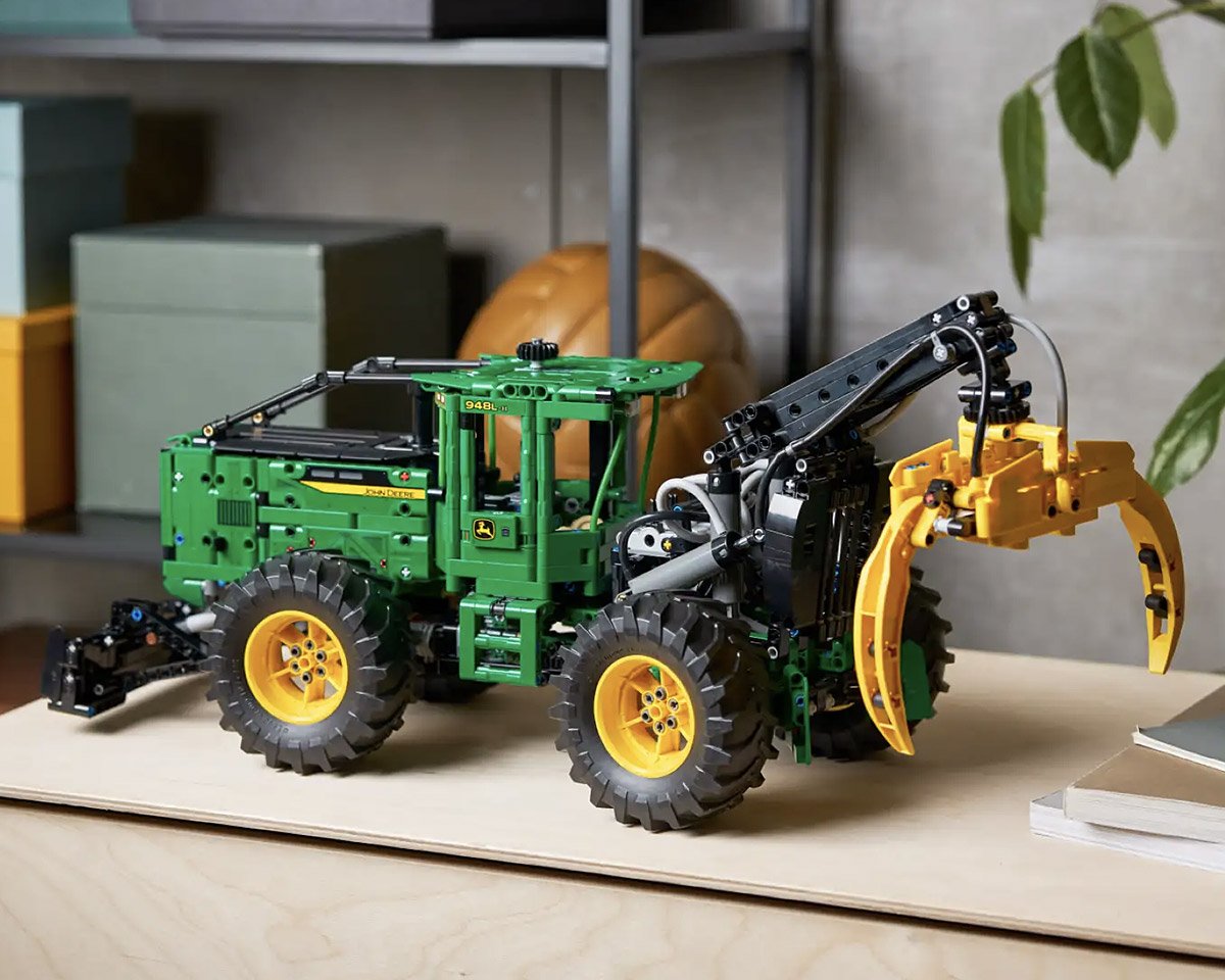 LEGO Recreates John Deere’s Massive 948L-II Skidder