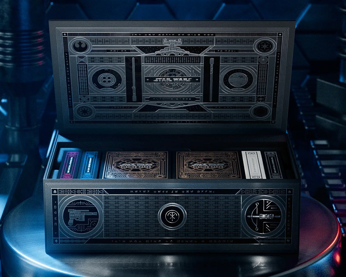 You Literally Use The Force to Open & Close this Box Full of Star Wars Playing Cards