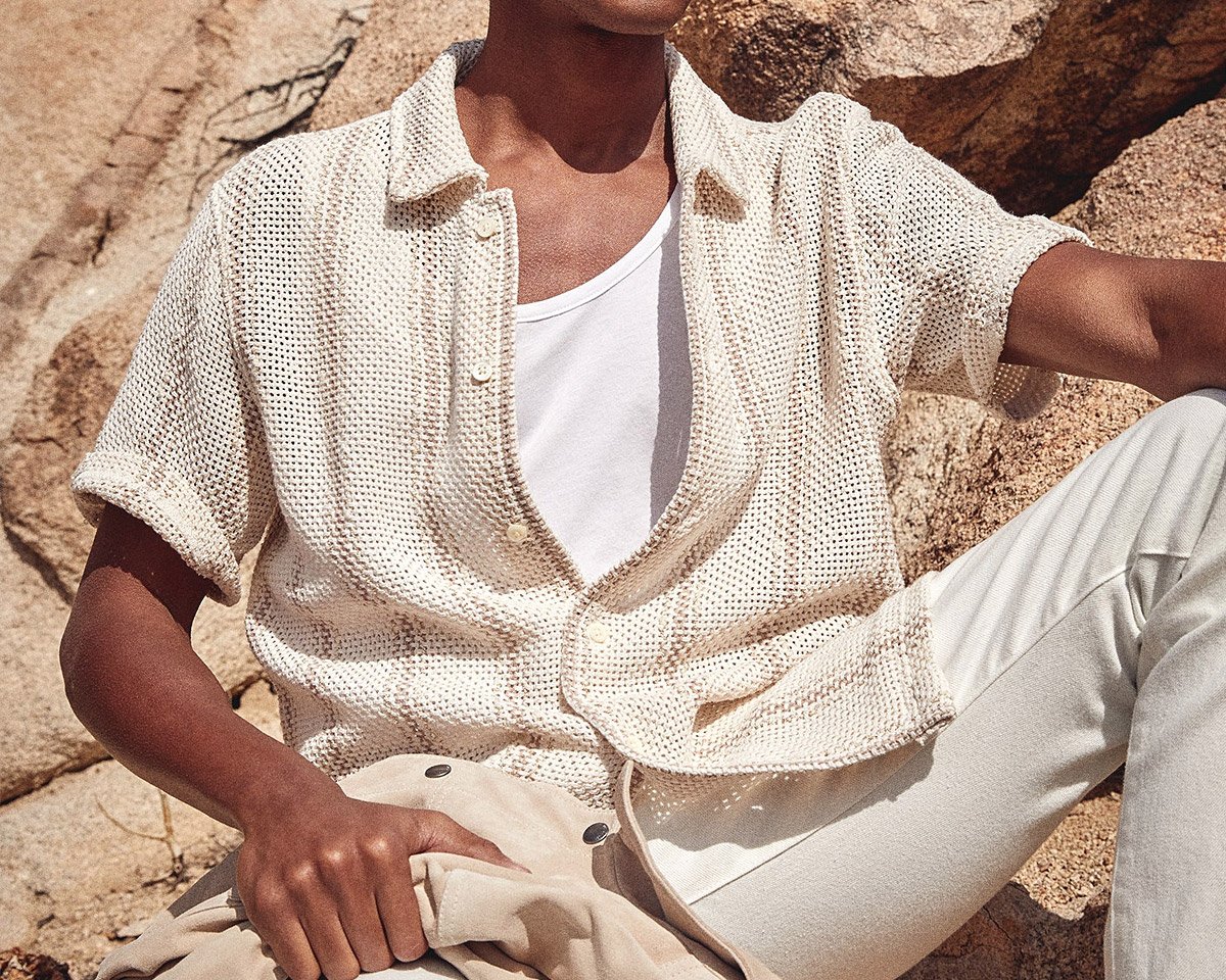 Todd Snyder’s Open-Knit Cabana Polo is Your New Summer Beach Essential