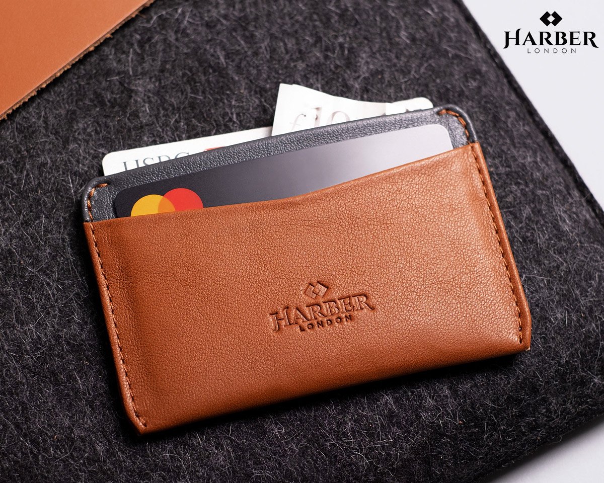 Harber London Leather Bifold Wallet with RFID Protection