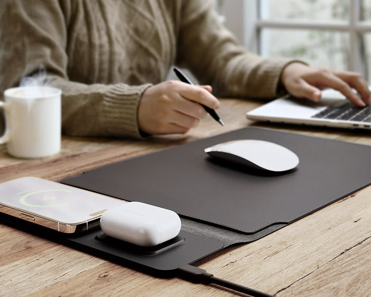 Journey’s NEXA Laptop Sleeve Transforms into a Mouse Pad with a Wireless Charger